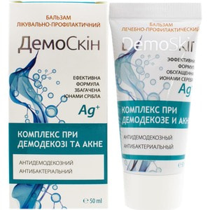 Демоскін бальзам для обличчя лікувально-профілактичний антидемодекозний та антибактеріальний 50 мл