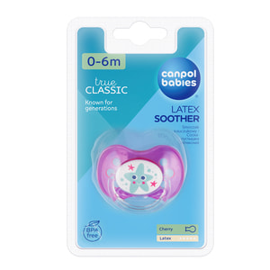 Пустышка латексная CANPOL (Канпол) артикул 22/606 круглая от 0 до 6 месяцев