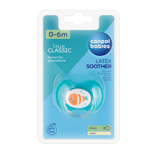 Пустышка латексная CANPOL (Канпол) артикул 22/606 круглая от 0 до 6 месяцев