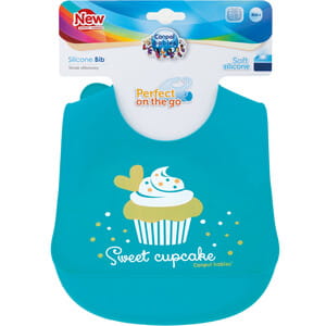 Нагрудник дитячий CANPOL (Канпол) артикул 74/020 слюнявчик силіконовий колір в асортименті