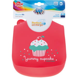 Нагрудник дитячий CANPOL (Канпол) артикул 74/020 слюнявчик силіконовий колір в асортименті