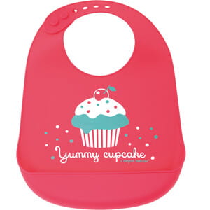 Нагрудник дитячий CANPOL (Канпол) артикул 74/020 слюнявчик силіконовий колір в асортименті