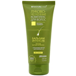 Бальзам-интенсив против выпадения волос NATURE.med (Натур мед) Луково-чесночный комплекс 200 мл