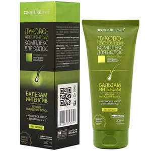 Бальзам-интенсив против выпадения волос NATURE.med (Натур мед) Луково-чесночный комплекс 200 мл