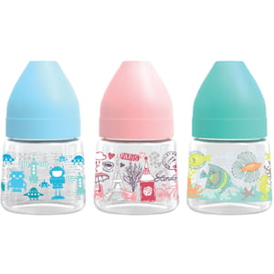 Пляшечка дитяча LINDO (Ліндо) артикул LI 158 з широким горлом з 0 місяців 125 мл