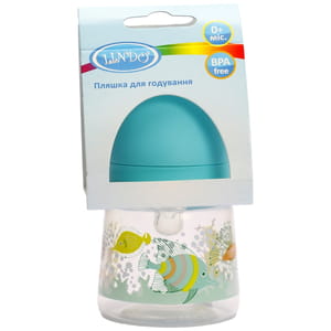 Пляшечка дитяча LINDO (Ліндо) артикул LI 158 з широким горлом з 0 місяців 125 мл