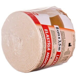 Бинт эластичный медицинский LAUMA (Лаума) модель 2 Latex Free высокой степени растяжимости размер 3,5м х 8см