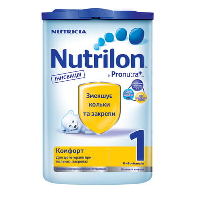 Суміш суха дитяча NUTRILON (Нутрілон) Комфорт 1 для дієтотерапії при коліках та закрепах від 0 до 6 місяців easypack 800 г