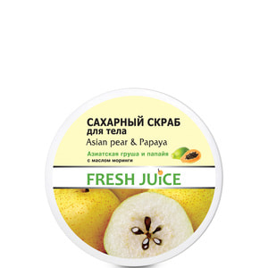 Скраб для тіла FRESH JUICЕ (Фреш джус) цукровий Asian Pear & Papaya 225 мл