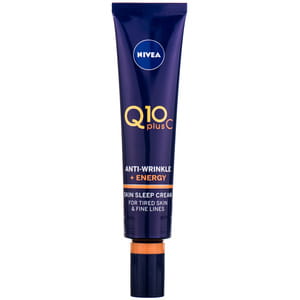 Крем для лица NIVEA (Нивея) увлажняющий Q10 Plus C + Energy против морщин ночной 50 мл
