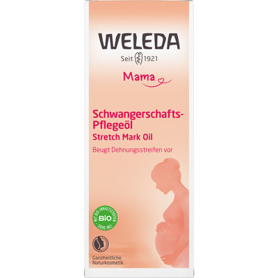 Масло для тела WELEDA (Веледа) для профилактики появления растяжек флакон с дозатором 100 мл