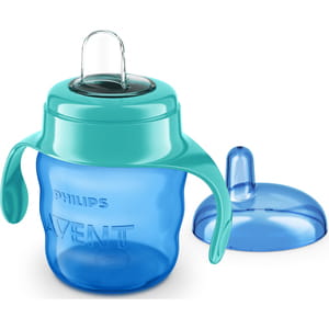 Чашка-непроливайка AVENT (Авент) SCF551/05 з м'яким носиком від 6 місяців блакитна 200 мл