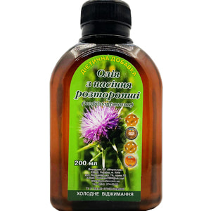 Масло семян расторопши флакон 200 мл