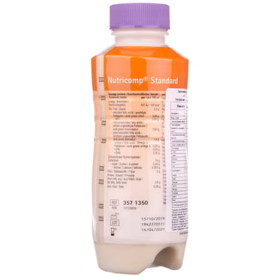 Спеціальний дієтичний продукт суміш для ентерального харчування Нутрікомп Стандарт Нейтральний пляшка 500 мл