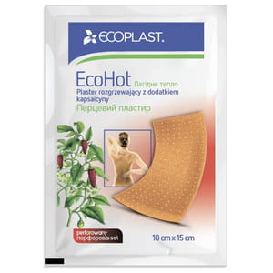 Пластырь Ecoplast (Экопласт) перцовый перфорированный размер 10 см x 15 см 1 шт