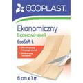 Пластырь медицинский Ecoplast (Экопласт) на нетканной основе размер 6 см х 1 м лента