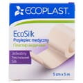 Пластырь медицинский Ecoplast (Экопласт) ЭкоСилк текстильный в катушке размер 5 см x 500 см в бумажной упаковке 1 шт