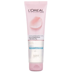 Гель для лица L’OREAL Paris (Лореаль Париж) Бесконечная свежесть очищающий для нормальной и смешанной кожи 150 мл