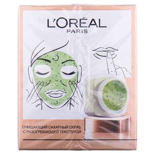 Скраб для лица L’OREAL Paris (Лореаль Париж) очищающий сахарный 50 мл