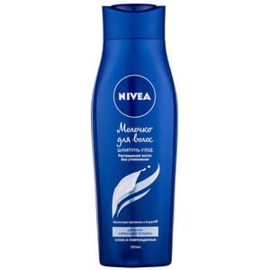 Шампунь-уход NIVEA (Нивея) для волос нормальной толщины сухих и поврежденных Молочко для волос 250 мл