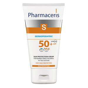 Крем для обличчя та тіла PHARMACERIS (Фармацеріс) сонцезахисний для немовлят та дітей SPF 50+ 125 мл