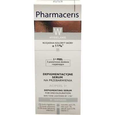 Сыворотка-корректор для лица PHARMACERIS (Фармацерис) W против пигментных пятен с витамином С 30 мл
