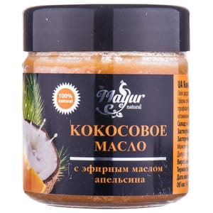 Масло кокосовое MAYUR (Маюр) с эфирным маслом апельсина 140 мл