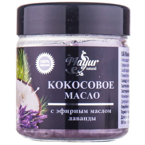 Масло кокосовое MAYUR (Маюр) с эфирным маслом лаванды 140 мл