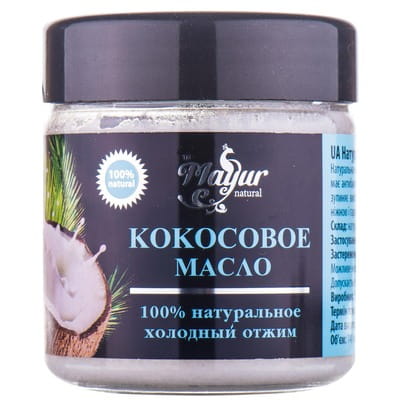 Масло кокосовое MAYUR (Маюр) натуральное 140 мл