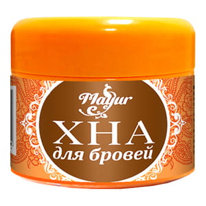Хна-пудра для временного татуажа и окрашивания бровей MAYUR (Маюр) цвет коричневый 10 г