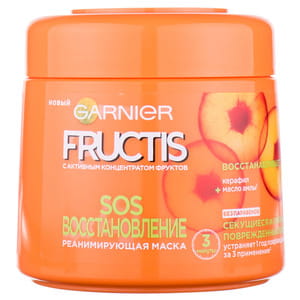 Маска GARNIER Fructis (Гарньер Фруктис) SOS восстановление реанимирующая для поврежденных волос 300 мл