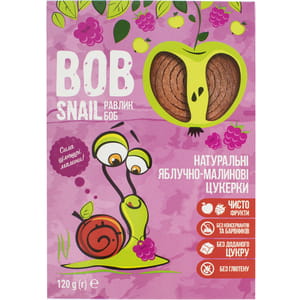 Конфеты детские натуральные Bob Snail (Боб Снеил) Улитка Боб яблочно-малиновые 120 г