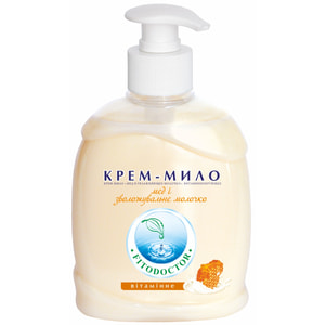 Крем-мыло ФИТОДОКТОР мёд и увлажняющее молочко витаминизирующее 300 мл