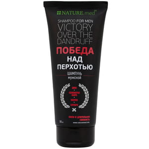 Шампунь для волосся NATURE.med (Натур мед) чоловічий Перемога над лупою 200 мл