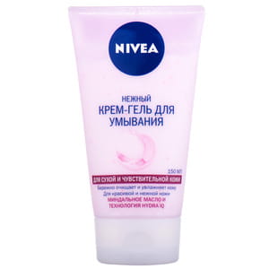Крем-гель для умывания NIVEA (Нивея) Aqua Effect (Аква эффект) для сухой чувствительной кожи 150 мл