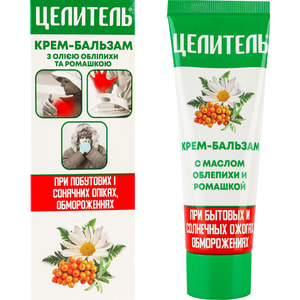 Крем-бальзам для тела Целитель после ожогов 68 г