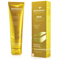 Зубна паста DENTISSIMO (Дентиссімо) Advanced Whitening Gold відбілююча 75 мл