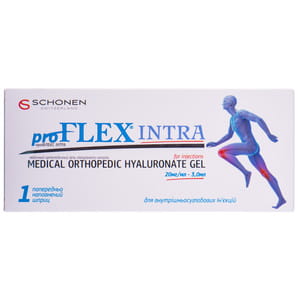 ПроФлекс Интра медицинский ортопедический гель гиалуроната натрия для инъекций 20 мг/мл в предварительно наполненом шприце 3 мл 1 шт
