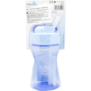 Чашка с трубочкою BABY-NOVA (Беби нова) цвет в ассортименте 300 мл