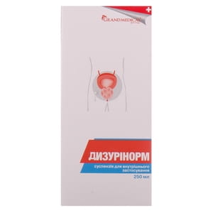 Дизурінорм суспензія для внутрішнього застосування флакон 250 мл