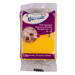 Губка кухонная KOLORADO (Колорадо) профилированная 1 шт