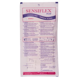 Перчатки хирургические стерильные латексные неприпудренные Sensiflex Plus (Сенсифлекс Плюс) размер 7,5 1 пара