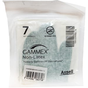 Рукавички хірургічні неопренові неприпудрені стерильні Gammex (Гаммекс) Non-Latex  розмір 7,0 1 пара