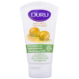 Крем-флюид для рук DURU (Дуру) Nature's Treasures (Нейчез трежерс) с экстрактом оливкового масла 75 мл