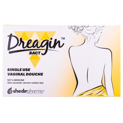 Дреагин Бакт вагинальный антисептический душ для одноразового применения в бутылках по 140 мл 5 шт