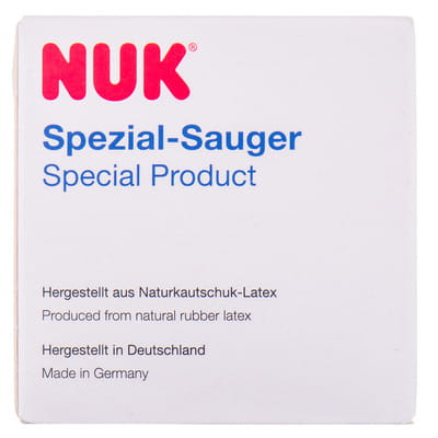 Соска латексная NUK (Нук) для младенцев с расщелиной губы с 0 месяцев 1шт