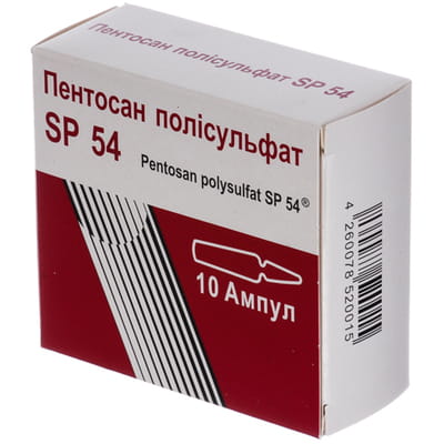 Пентосан полисульфат SP 54 р-р д/ин. 100мг/мл амп. 1мл №10
