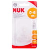 Соска силіконова NUK (Нук) First Choice Plus антиколікова ортодонтичної форми малий отвір (S) розмір 1 (0-6 місяців)