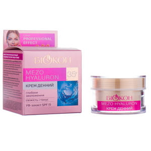 Крем для обличчя БІОКОН Professional effect Mezo hyaluron денний 35+ 50 мл
