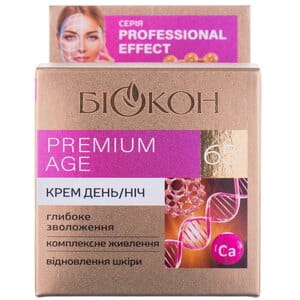 Крем для лица БИОКОН Professional effect дневной и ночной Premium age 65+ 50 мл